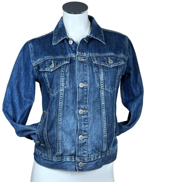 LUCKY BRAND The Tomboy Trucker Women's Denim Jean Jacket Size S - Picture 9 of 16